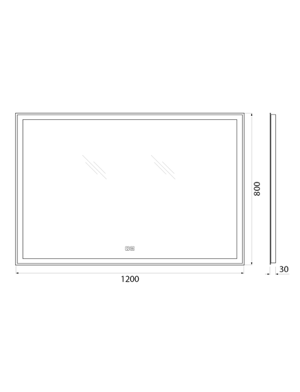 Купить Зеркало BelBagno SPC-GRT-1200-800-LED-TCH-WARM (spc-grt-1200-800-led-tch-warm) по цене 19600 руб., в Санкт-Петебруге в интернет магазине 100-Систем, а также дургие товары BelBagno из раздела Зеркала и Мебель для ванной комнаты