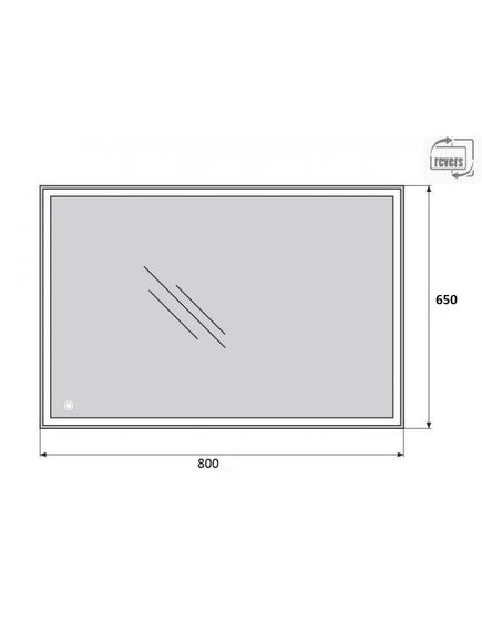 Купить Зеркало BelBagno SPC-GRT-650-800-LED-TCH (spc-grt-650-800-led-tch) по цене 11100 руб., в Санкт-Петебруге в интернет магазине 100-Систем, а также дургие товары BelBagno из раздела Зеркала и Мебель для ванной комнаты