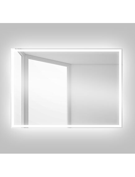 Купить Зеркало BelBagno SPC-GRT 90 с кнопочным выключателем с подсветкой (spc-grt-900-600-led-btn) по цене 10500 руб., в Санкт-Петебруге в интернет магазине 100-Систем, а также дургие товары BelBagno из раздела Зеркала и Мебель для ванной комнаты