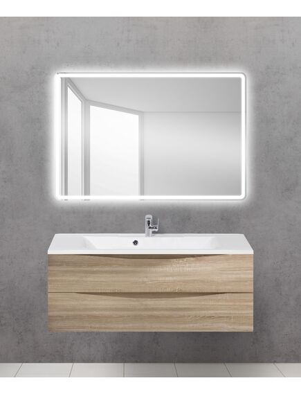 Купить Зеркало BelBagno SPC-MAR 120 с кнопочным выключателем с подсветкой (spc-mar-1200-800-led-btn) по цене 15000 руб., в Санкт-Петебруге в интернет магазине 100-Систем, а также дургие товары BelBagno из раздела Зеркала и Мебель для ванной комнаты