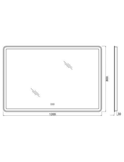 Купить Зеркало BelBagno SPC-MAR-1200-800-LED-TCH-WARM (spc-mar-1200-800-led-tch-warm) по цене 19600 руб., в Санкт-Петебруге в интернет магазине 100-Систем, а также дургие товары BelBagno из раздела Зеркала и Мебель для ванной комнаты