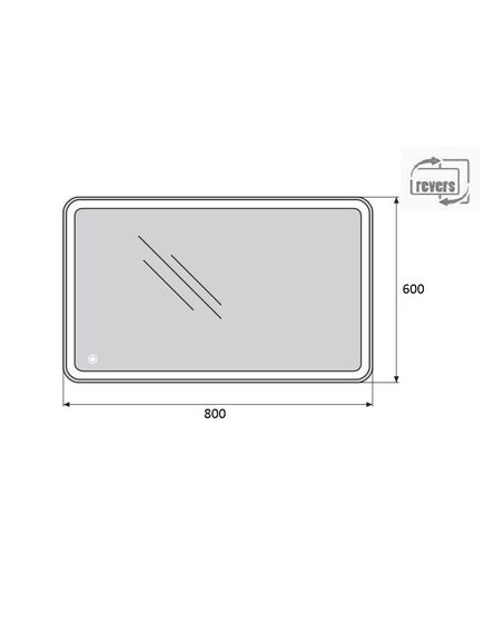 Купить Зеркало BelBagno SPC-MAR 60 с сенсорным выключателем с подсветкой (spc-mar-600-800-led-tch) по цене 10400 руб., в Санкт-Петебруге в интернет магазине 100-Систем, а также дургие товары BelBagno из раздела Зеркала и Мебель для ванной комнаты