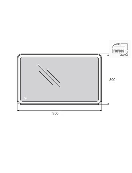 Купить Зеркало BelBagno SPC-MAR-900-800-LED-TCH (spc-mar-900-800-led-tch) по цене 12400 руб., в Санкт-Петебруге в интернет магазине 100-Систем, а также дургие товары BelBagno из раздела Зеркала и Мебель для ванной комнаты