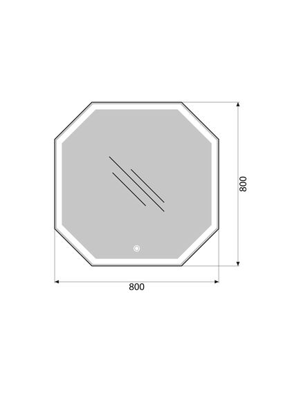 Купить Зеркало BelBagno SPC-OTT-800-800-LED-TCH (spc-ott-800-800-led-tch) по цене 12500 руб., в Санкт-Петебруге в интернет магазине 100-Систем, а также дургие товары BelBagno из раздела Зеркала и Мебель для ванной комнаты