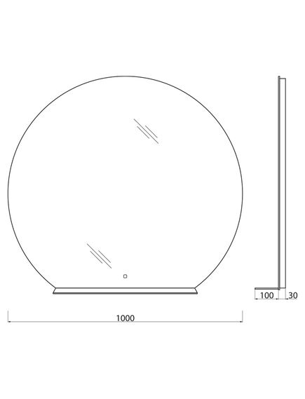 Купить Зеркало BelBagno SPC-RNG-1000-LED-TCH-MENS (spc-rng-1000-led-tch-mens) по цене 16400 руб., в Санкт-Петебруге в интернет магазине 100-Систем, а также дургие товары BelBagno из раздела Зеркала и Мебель для ванной комнаты