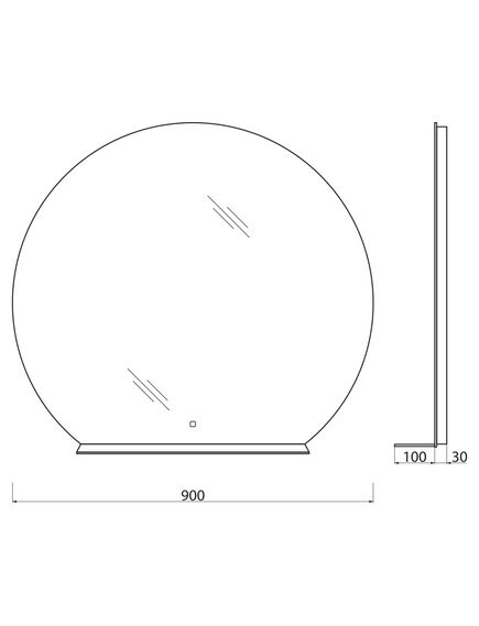 Купить Зеркало BelBagno SPC-RNG-900-LED-TCH-MENS (spc-rng-900-led-tch-mens) по цене 14700 руб., в Санкт-Петебруге в интернет магазине 100-Систем, а также дургие товары BelBagno из раздела Зеркала и Мебель для ванной комнаты