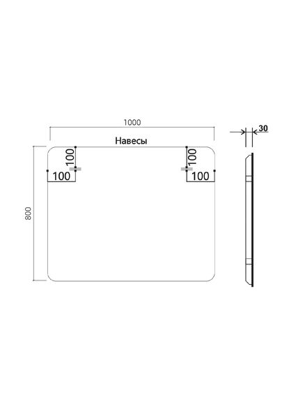 Купить Зеркало LED VLM-3MA100-2 1000х800 c сенсорным выключателем и диммером, антизапотевание, , шт (vlm-3ma100-2) по цене 14193 руб., в Санкт-Петебруге в интернет магазине 100-Систем, а также дургие товары Vincea из раздела Зеркала и Мебель для ванной комнаты
