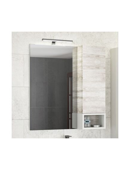 Купить COMFORTY. Зеркало-шкаф "Прага-75" дуб белый (00004144199) по цене 10450 руб., в Санкт-Петебруге в интернет магазине 100-Систем, а также дургие товары COMFORTY из раздела Зеркальные шкафы для ванной и Мебель для ванной комнаты