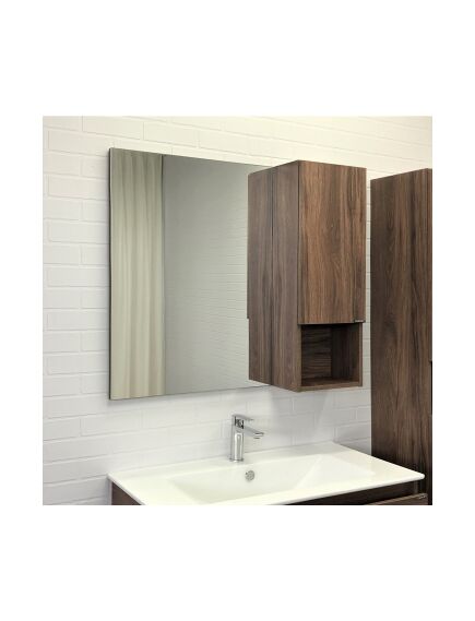 Купить Зеркало-шкаф Comforty Бордо-90 дуб темно-коричневый (00-00006663cf) по цене 11990 руб., в Санкт-Петебруге в интернет магазине 100-Систем, а также дургие товары COMFORTY из раздела Зеркальные шкафы для ванной и Мебель для ванной комнаты