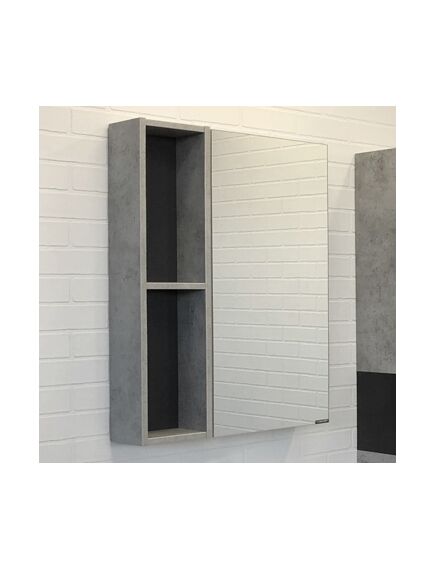 Купить COMFORTY. Зеркало-шкаф "Франкфурт-60" бетон светлый (00-00004331) по цене 11220 руб., в Санкт-Петебруге в интернет магазине 100-Систем, а также дургие товары COMFORTY из раздела Зеркальные шкафы для ванной и Мебель для ванной комнаты