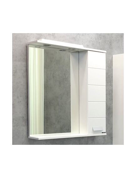 Купить COMFORTY. Зеркало-шкаф "Модена М-75" белый матовый (00-00001640) по цене 15950 руб., в Санкт-Петебруге в интернет магазине 100-Систем, а также дургие товары COMFORTY из раздела Зеркальные шкафы для ванной и Мебель для ванной комнаты