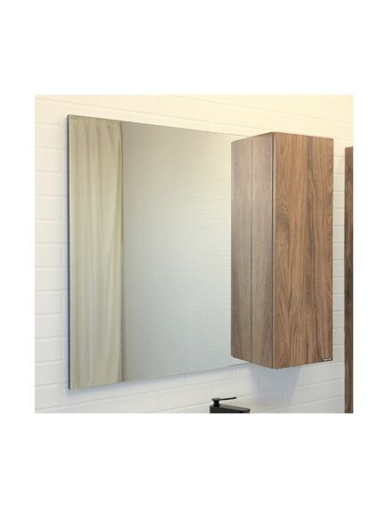 Купить Зеркало-шкаф Comforty Порто-90 дуб темно-коричневый (00-00009232cf) по цене 10670 руб., в Санкт-Петебруге в интернет магазине 100-Систем, а также дургие товары COMFORTY из раздела Зеркальные шкафы для ванной и Мебель для ванной комнаты