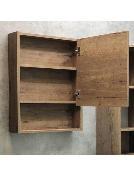 Купить COMFORTY. Зеркало-шкаф "Марио-60" дуб темный (00-00004158) по цене 9790 руб., в Санкт-Петебруге в интернет магазине 100-Систем, а также дургие товары COMFORTY из раздела Зеркальные шкафы для ванной и Мебель для ванной комнаты