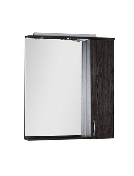 Купить Зеркало со шкафом Aquanet Донна 80 168939 с подсветкой R Венге (168939) по цене 6897 руб., в Санкт-Петебруге в интернет магазине 100-Систем, а также дургие товары AQUANET из раздела Зеркальные шкафы для ванной и Мебель для ванной комнаты