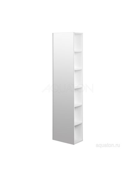 Купить Шкаф - колонна AQUATON Сканди с зеркалом белый 1A253403SD010 (1a253403sd010) по цене 11542.5 руб., в Санкт-Петебруге в интернет магазине 100-Систем, а также дургие товары AQUATON из раздела Зеркальные шкафы для ванной и Мебель для ванной комнаты