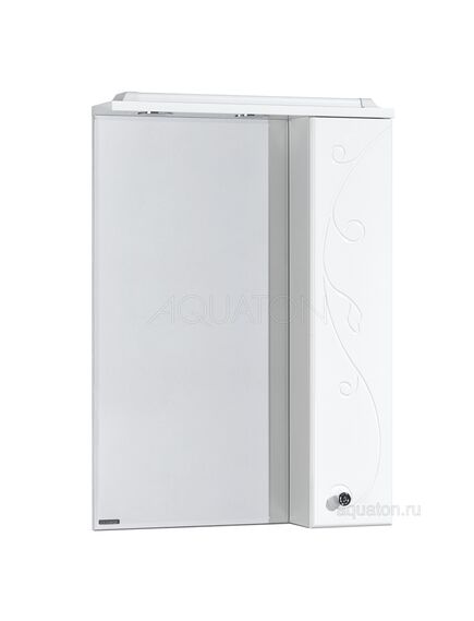 Купить Зеркальный шкаф AQUATON Лиана 60 правый белый 1A162702LL01R (1a162702ll01r) по цене 9877.7 руб., в Санкт-Петебруге в интернет магазине 100-Систем, а также дургие товары AQUATON из раздела Зеркальные шкафы для ванной и Мебель для ванной комнаты