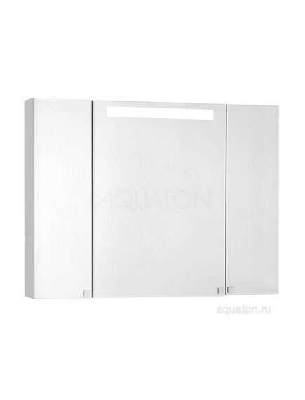 Купить Зеркальный шкаф AQUATON Мадрид 100 со светильником белый 1A111602MA010 (1a111602ma010) по цене 25224.7 руб., в Санкт-Петебруге в интернет магазине 100-Систем, а также дургие товары AQUATON из раздела Зеркальные шкафы для ванной и Мебель для ванной комнаты