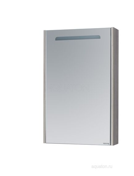 Купить Зеркальный шкаф AQUATON Сильва 50 дуб фьорд 1A215502SIW6L (1a215502siw6l) по цене 12658.7 руб., в Санкт-Петебруге в интернет магазине 100-Систем, а также дургие товары AQUATON из раздела Зеркальные шкафы для ванной и Мебель для ванной комнаты