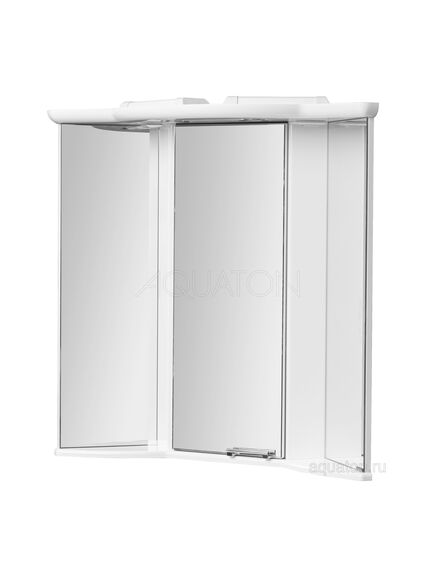 Купить Зеркальный шкаф AQUATON Альтаир 62 белый 1A042702AR010 (1a042702ar010) по цене 22464.3 руб., в Санкт-Петебруге в интернет магазине 100-Систем, а также дургие товары AQUATON из раздела Зеркальные шкафы для ванной и Мебель для ванной комнаты