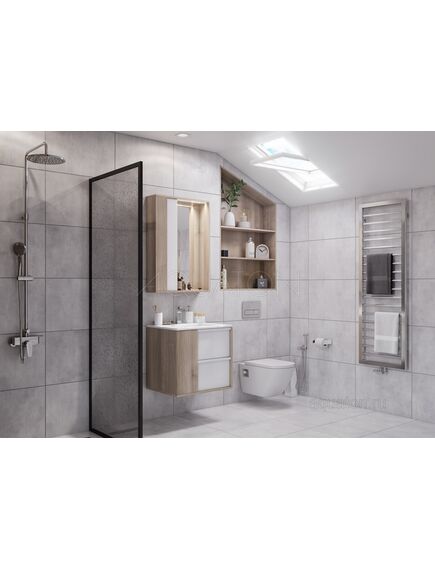 Купить Зеркальный шкаф AQUATON Бостон 60 дуб эврика 1A240202BN010 (1a240202bn010) по цене 10812 руб., в Санкт-Петебруге в интернет магазине 100-Систем, а также дургие товары AQUATON из раздела Зеркальные шкафы для ванной и Мебель для ванной комнаты