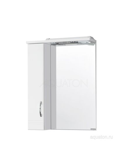 Купить Зеркальный шкаф AQUATON Онда левый белый 1A009802ON01L (1a009802on01l) по цене 9511.5 руб., в Санкт-Петебруге в интернет магазине 100-Систем, а также дургие товары AQUATON из раздела Зеркальные шкафы для ванной и Мебель для ванной комнаты