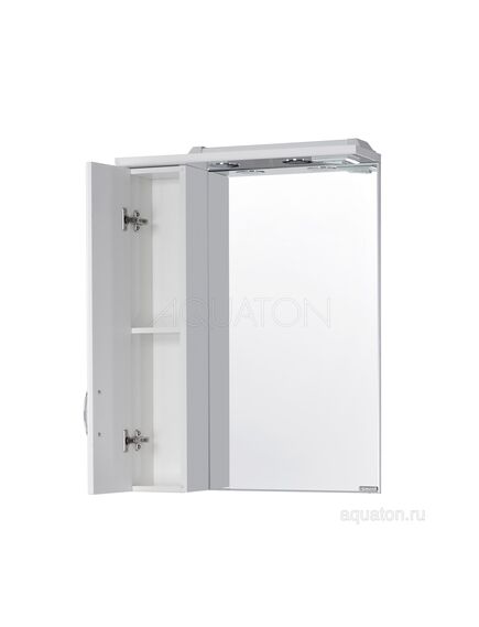 Купить Зеркальный шкаф AQUATON Онда левый белый 1A009802ON01L (1a009802on01l) по цене 9511.5 руб., в Санкт-Петебруге в интернет магазине 100-Систем, а также дургие товары AQUATON из раздела Зеркальные шкафы для ванной и Мебель для ванной комнаты