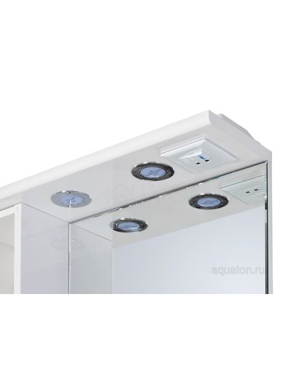 Купить Зеркальный шкаф AQUATON Онда левый белый 1A009802ON01L (1a009802on01l) по цене 9511.5 руб., в Санкт-Петебруге в интернет магазине 100-Систем, а также дургие товары AQUATON из раздела Зеркальные шкафы для ванной и Мебель для ванной комнаты