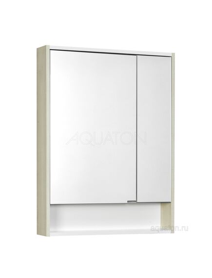 Купить Зеркальный шкаф AQUATON Рико 65 белый, ясень фабрик 1A215202RIB90 (1a215202rib90) по цене 8831.5 руб., в Санкт-Петебруге в интернет магазине 100-Систем, а также дургие товары AQUATON из раздела Зеркальные шкафы для ванной и Мебель для ванной комнаты