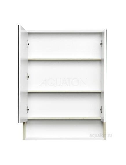 Купить Зеркальный шкаф AQUATON Рико 65 белый, ясень фабрик 1A215202RIB90 (1a215202rib90) по цене 8831.5 руб., в Санкт-Петебруге в интернет магазине 100-Систем, а также дургие товары AQUATON из раздела Зеркальные шкафы для ванной и Мебель для ванной комнаты
