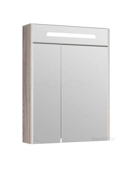 Купить Зеркальный шкаф AQUATON Сильва 60 дуб фьорд 1A216202SIW60 (1a216202siw60) по цене 14100.7 руб., в Санкт-Петебруге в интернет магазине 100-Систем, а также дургие товары AQUATON из раздела Зеркальные шкафы для ванной и Мебель для ванной комнаты