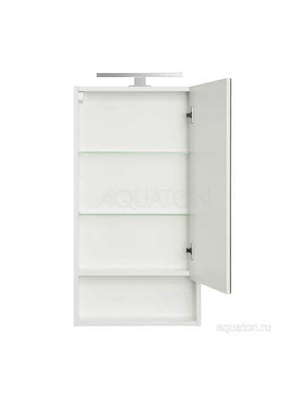 Купить Зеркальный шкаф AQUATON Сканди 45 белый 1A252002SD010 (1a252002sd010) по цене 5805 руб., в Санкт-Петебруге в интернет магазине 100-Систем, а также дургие товары AQUATON из раздела Зеркальные шкафы для ванной и Мебель для ванной комнаты