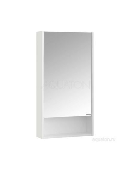Купить Зеркальный шкаф AQUATON Сканди 45 белый 1A252002SD010 (1a252002sd010) по цене 5805 руб., в Санкт-Петебруге в интернет магазине 100-Систем, а также дургие товары AQUATON из раздела Зеркальные шкафы для ванной и Мебель для ванной комнаты