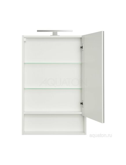 Купить Зеркальный шкаф AQUATON Сканди 55 белый 1A252102SD010 (1a252102sd010) по цене 6292.5 руб., в Санкт-Петебруге в интернет магазине 100-Систем, а также дургие товары AQUATON из раздела Зеркальные шкафы для ванной и Мебель для ванной комнаты