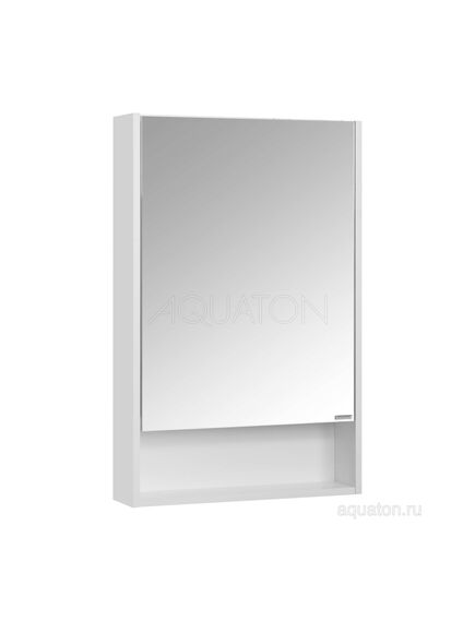 Купить Зеркальный шкаф AQUATON Сканди 55 белый 1A252102SD010 (1a252102sd010) по цене 6292.5 руб., в Санкт-Петебруге в интернет магазине 100-Систем, а также дургие товары AQUATON из раздела Зеркальные шкафы для ванной и Мебель для ванной комнаты