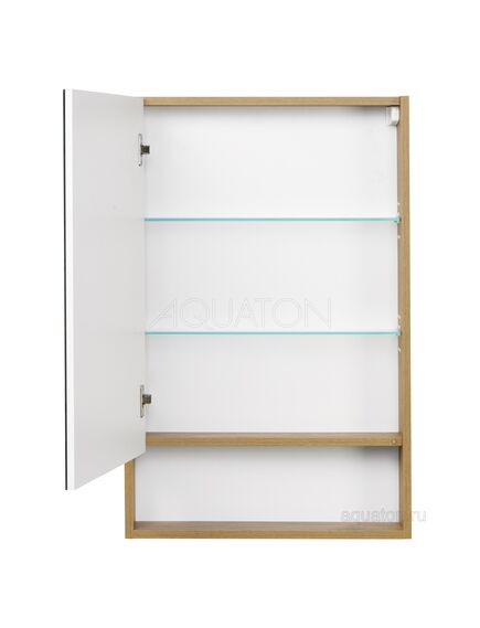 Купить Зеркальный шкаф AQUATON Сканди 55 белый, дуб рустикальный 1A252102SDZ90 (1a252102sdz90) по цене 6292.5 руб., в Санкт-Петебруге в интернет магазине 100-Систем, а также дургие товары AQUATON из раздела Зеркальные шкафы для ванной и Мебель для ванной комнаты