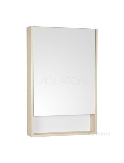 Купить Зеркальный шкаф AQUATON Сканди 55 белый, дуб верона 1A252102SDB20 (1a252102sdb20) по цене 6292.5 руб., в Санкт-Петебруге в интернет магазине 100-Систем, а также дургие товары AQUATON из раздела Зеркальные шкафы для ванной и Мебель для ванной комнаты