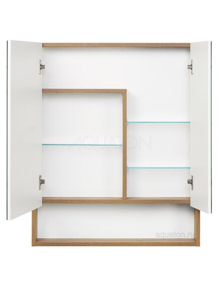 Купить Зеркальный шкаф AQUATON Сканди 70 белый, дуб рустикальный 1A252202SDZ90 (1a252202sdz90) по цене 7867.5 руб., в Санкт-Петебруге в интернет магазине 100-Систем, а также дургие товары AQUATON из раздела Зеркальные шкафы для ванной и Мебель для ванной комнаты