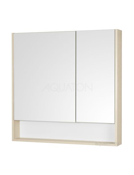Купить Зеркальный шкаф AQUATON Сканди 90 белый, дуб верона 1A252302SDB20 (1a252302sdb20) по цене 8767.5 руб., в Санкт-Петебруге в интернет магазине 100-Систем, а также дургие товары AQUATON из раздела Зеркальные шкафы для ванной и Мебель для ванной комнаты