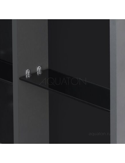 Купить Зеркальный шкаф AQUATON Сохо 60 графит правый 1A258302AJA0R (1a258302aja0r) по цене 10342.5 руб., в Санкт-Петебруге в интернет магазине 100-Систем, а также дургие товары AQUATON из раздела Зеркальные шкафы для ванной и Мебель для ванной комнаты
