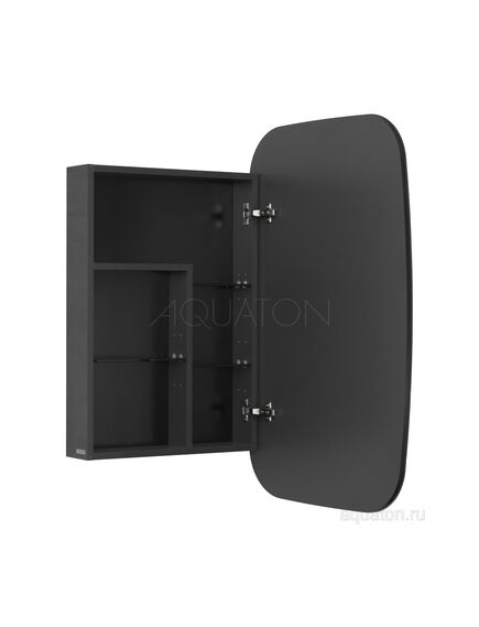 Купить Зеркальный шкаф AQUATON Сохо 60 графит правый 1A258302AJA0R (1a258302aja0r) по цене 10342.5 руб., в Санкт-Петебруге в интернет магазине 100-Систем, а также дургие товары AQUATON из раздела Зеркальные шкафы для ванной и Мебель для ванной комнаты