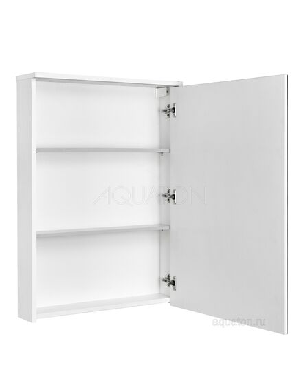 Купить Зеркальный шкаф AQUATON Стоун 60 белый 1A231502SX010 (1a231502sx010) по цене 10106.5 руб., в Санкт-Петебруге в интернет магазине 100-Систем, а также дургие товары AQUATON из раздела Зеркальные шкафы для ванной и Мебель для ванной комнаты
