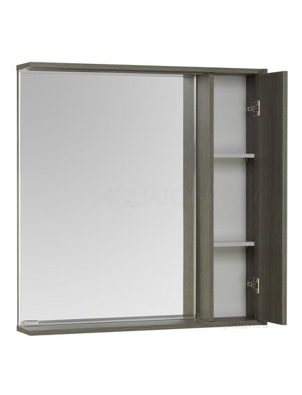 Купить Зеркальный шкаф AQUATON Стоун 80 грецкий орех 1A228302SXC80 (1a228302sxc80) по цене 13997.7 руб., в Санкт-Петебруге в интернет магазине 100-Систем, а также дургие товары AQUATON из раздела Зеркальные шкафы для ванной и Мебель для ванной комнаты