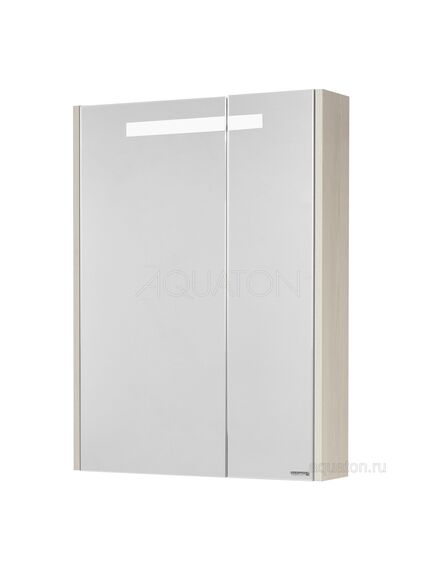 Купить Зеркальный шкаф AQUATON Верди PRO 60 белый, ясень фабрик 1A206902VDAV0 (1a206902vdav0) по цене 9936.5 руб., в Санкт-Петебруге в интернет магазине 100-Систем, а также дургие товары AQUATON из раздела Зеркальные шкафы для ванной и Мебель для ванной комнаты