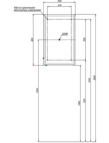 Купить Зеркальный шкаф Оптима (Optima) 50х80 LED (311859) (311859) по цене 14153 руб., в Санкт-Петебруге в интернет магазине 100-Систем, а также дургие товары AQUANET из раздела Зеркальные шкафы для ванной и Мебель для ванной комнаты