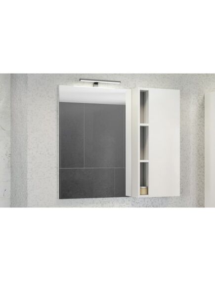 Купить Comforty. Зеркало-шкаф "Милан-90" белый глянец (00004137130cf) по цене 13310 руб., в Санкт-Петебруге в интернет магазине 100-Систем, а также дургие товары COMFORTY из раздела Зеркальные шкафы для ванной и Мебель для ванной комнаты