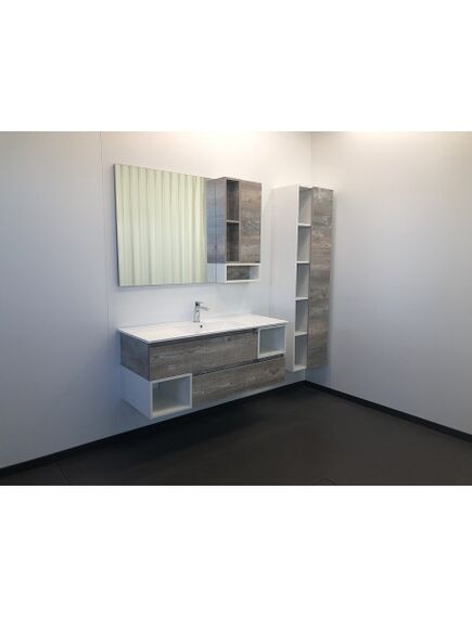 Купить Comforty. Зеркало-шкаф "Турин-120" дуб бежевый (00004137136cf) по цене 14190 руб., в Санкт-Петебруге в интернет магазине 100-Систем, а также дургие товары COMFORTY из раздела Зеркальные шкафы для ванной и Мебель для ванной комнаты