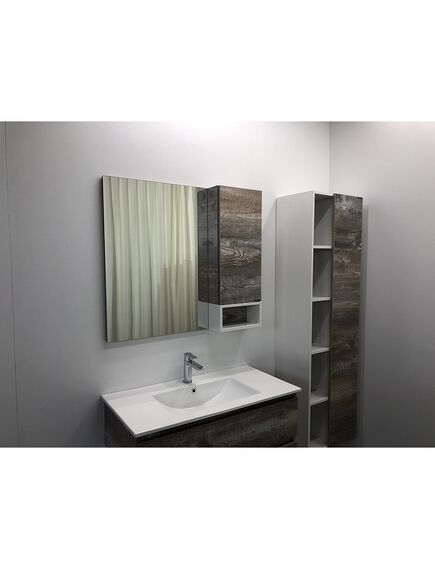 Купить Comforty. Зеркало-шкаф "Турин-90" дуб бежевый (00004136265cf) по цене 11770 руб., в Санкт-Петебруге в интернет магазине 100-Систем, а также дургие товары COMFORTY из раздела Зеркальные шкафы для ванной и Мебель для ванной комнаты