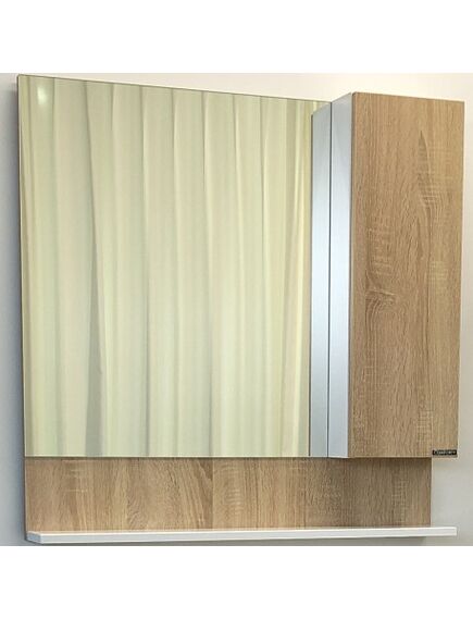 Купить Comforty. Зеркало-шкаф "Рига-80" дуб сонома (00004139024cf) по цене 9790 руб., в Санкт-Петебруге в интернет магазине 100-Систем, а также дургие товары COMFORTY из раздела Зеркальные шкафы для ванной и Мебель для ванной комнаты