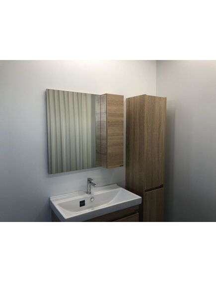 Купить Comforty. Зеркало-шкаф "Тромсе-80" дуб сонома (00004142222cf) по цене 9790 руб., в Санкт-Петебруге в интернет магазине 100-Систем, а также дургие товары COMFORTY из раздела Зеркальные шкафы для ванной и Мебель для ванной комнаты