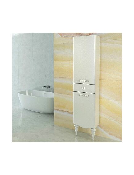 Купить COMFORTY. Шкаф-колонна "Монако-40" левая белый глянец (00004140124) по цене 33550 руб., в Санкт-Петебруге в интернет магазине 100-Систем, а также дургие товары COMFORTY из раздела Пеналы и Пеналы, комоды, шкафы